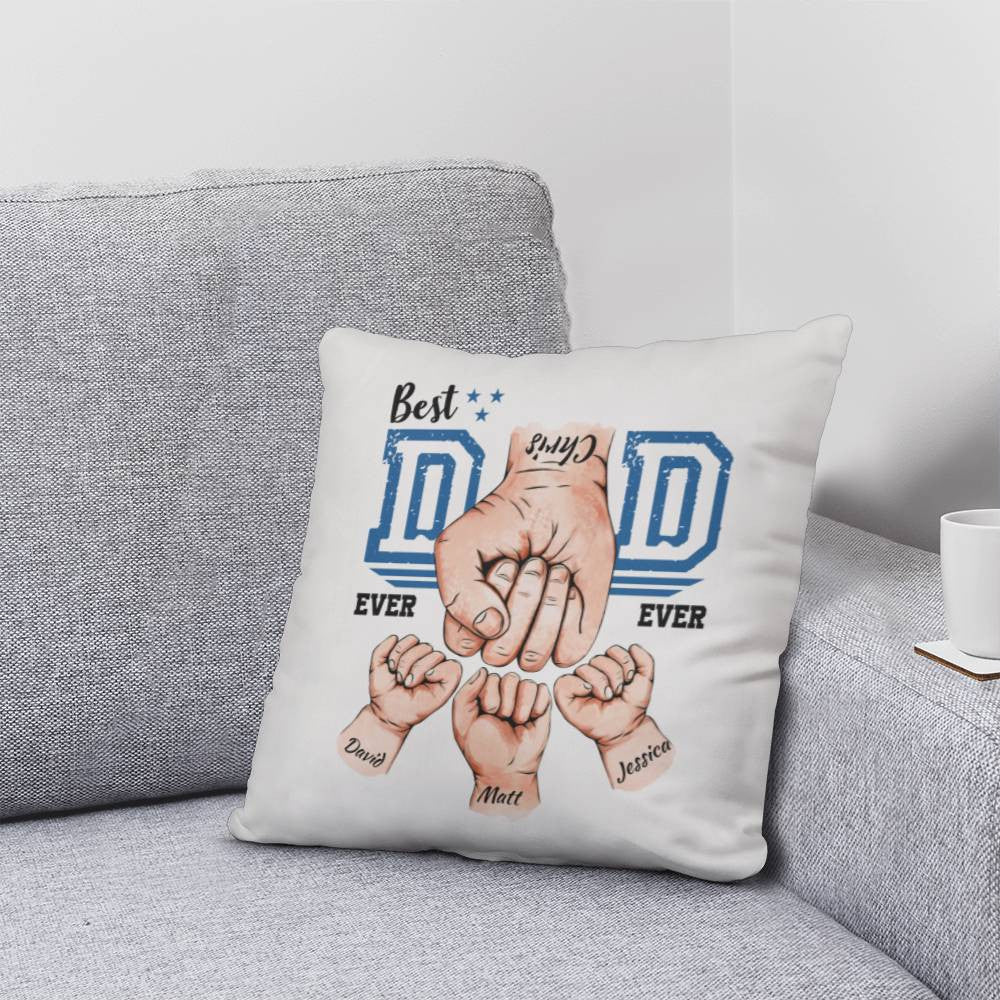 Best DAD EVER- Fist Bump- Classic Pillow