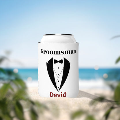 Groom Party Can Cooler Sleeve