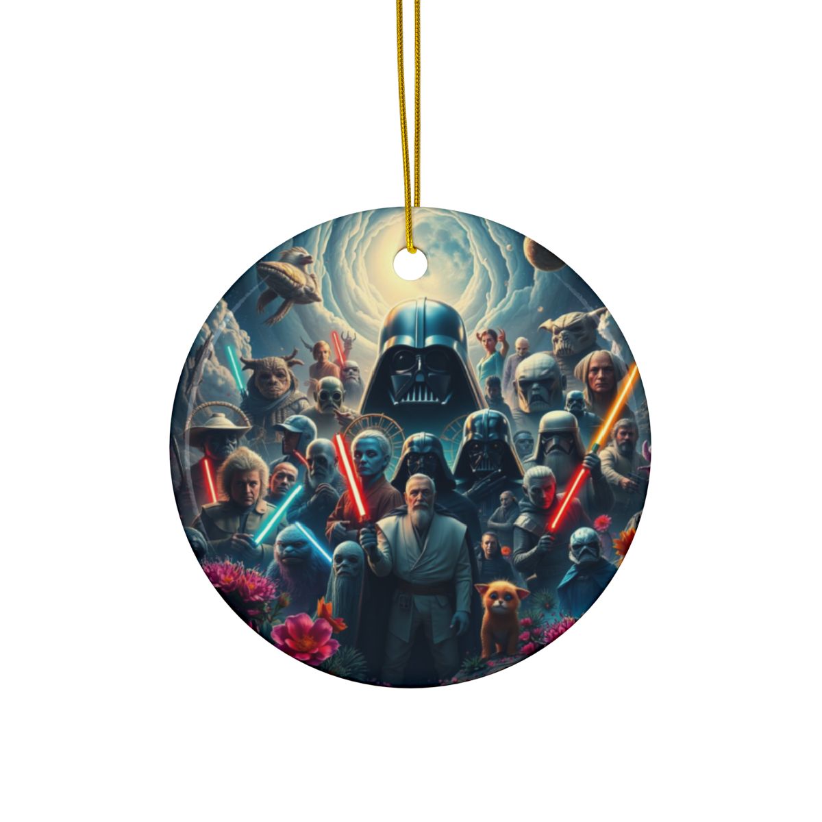 Star Wars- Ceramic Ornaments, 2-Side Print, (1pc, 3pcs, 5pcs, 10pcs)