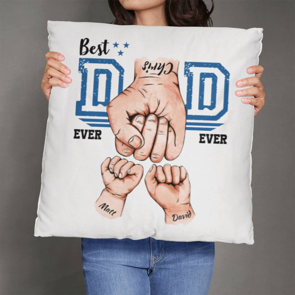 Best DAD EVER- Fist Bump- Classic Pillow