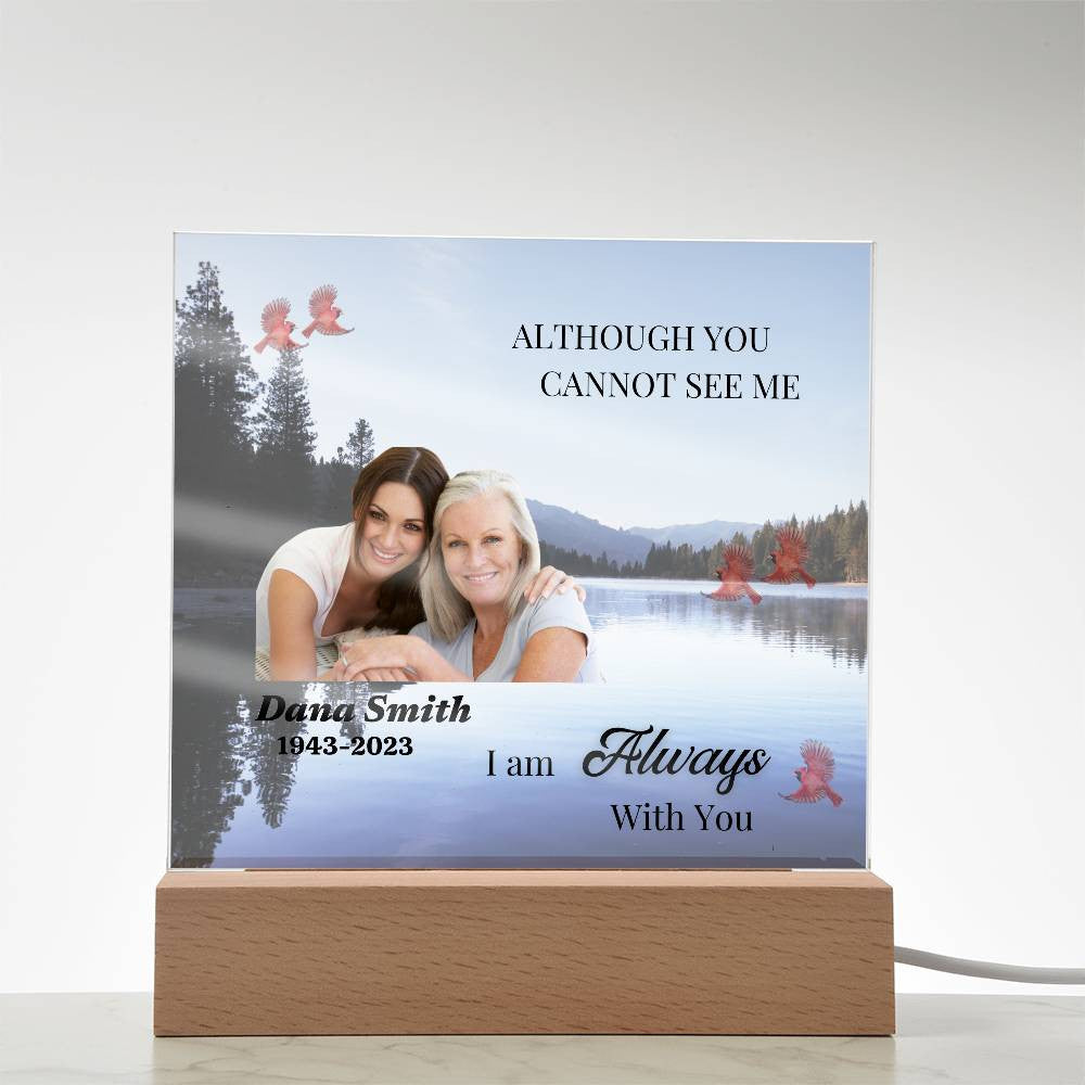 Personalized Memorial Acrylic Square Plaque