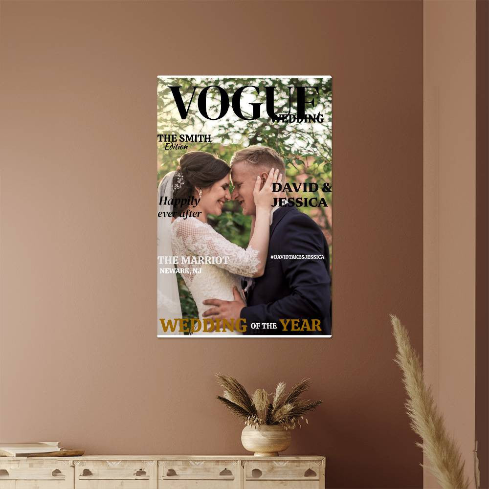 Vogue Weddings: High Gloss Metal Art Print (2:3)