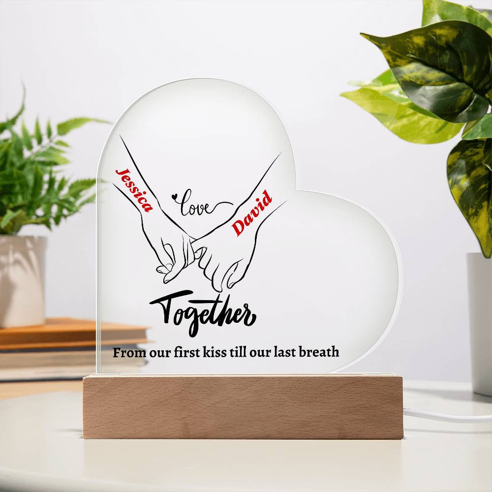 Couples Personalized Custom Acrylic Plaque