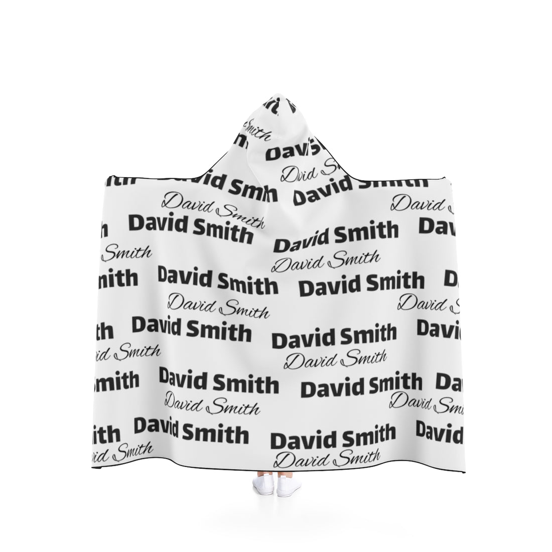 Personalized Name Hooded Blanket