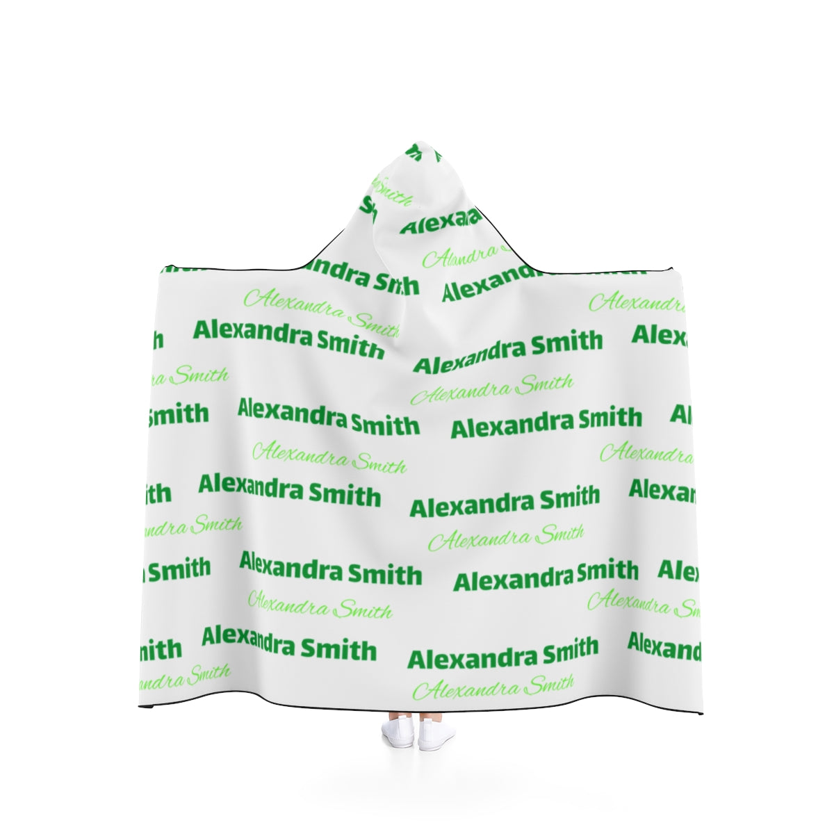 Personalized Name Hooded Blanket