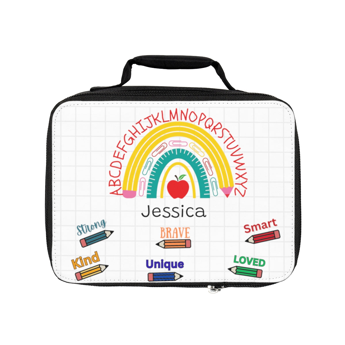 Personalized Kids School Backpack Lunch Bag Pencil Case