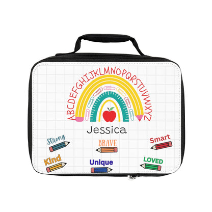 Personalized Kids School Backpack Lunch Bag Pencil Case