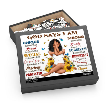 God Says I AM- Puzzle (120, 252, 500-Piece)