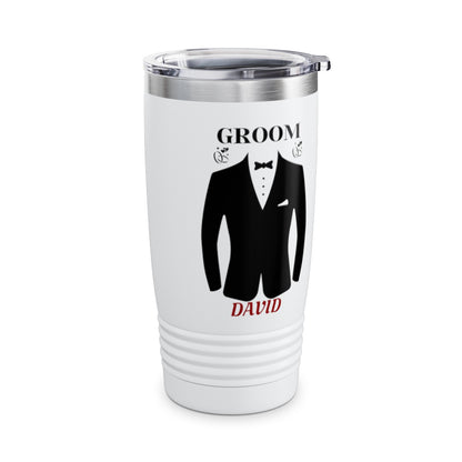 Team Groom Ringneck Tumbler, 20oz