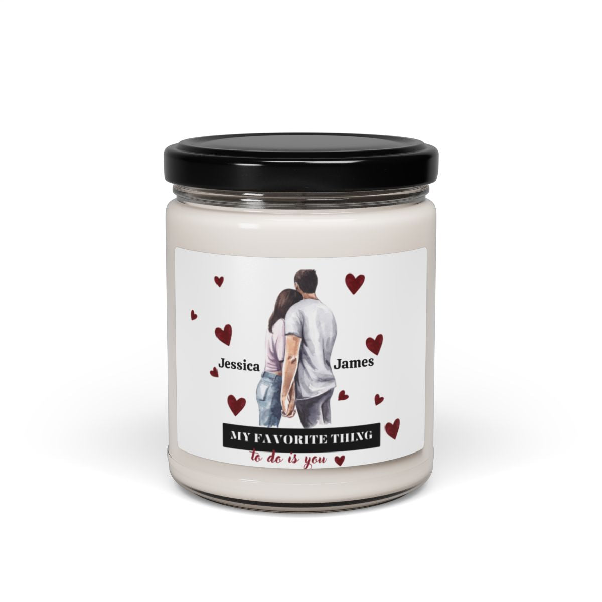 Personalized Scented Soy Candle, 9oz