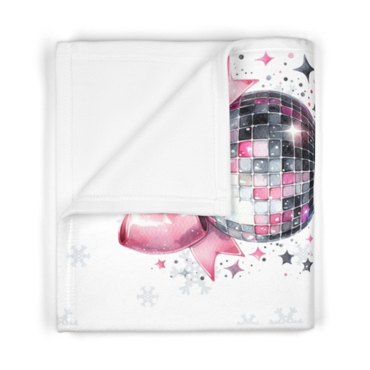 First Christmas Coquette Soft Fleece Baby Blanket