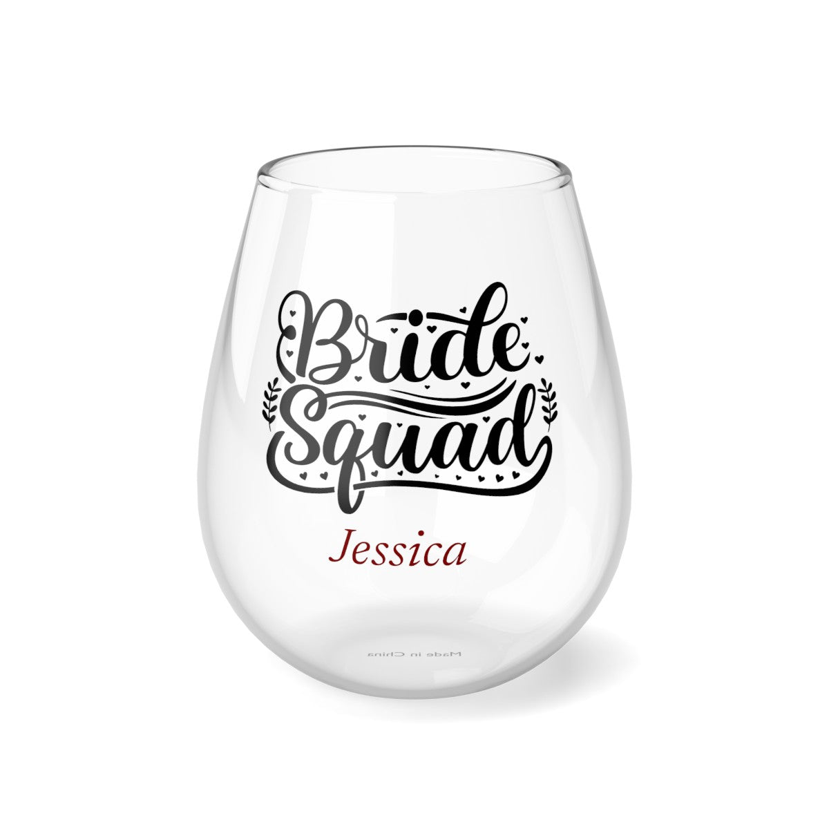 Bridal Party Squad- Glassware