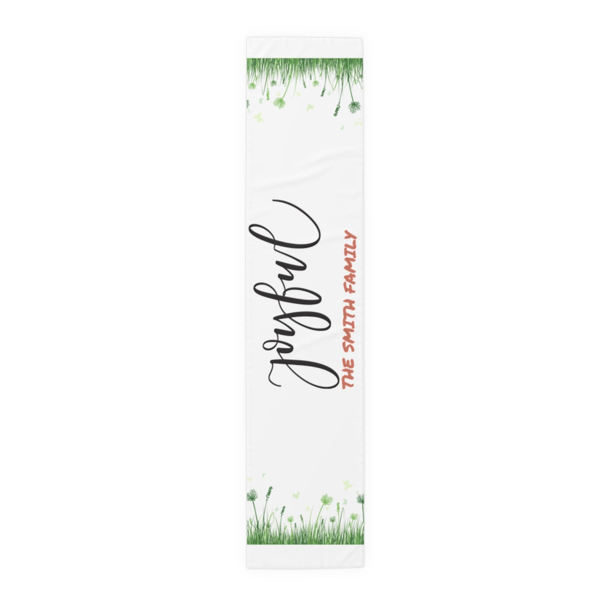 Personalized Family Table Runner (Cotton, Poly)