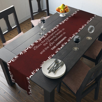 Personalized Table Runner (Cotton, Poly)