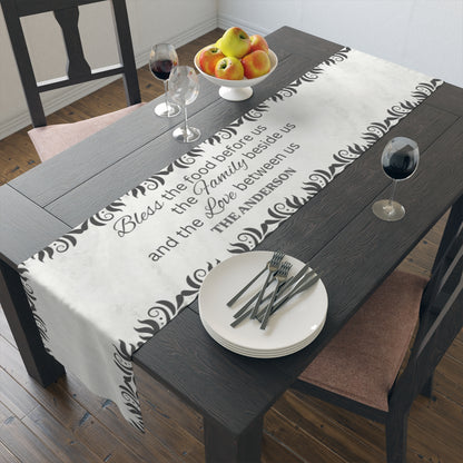 Personalized Table Runner (Cotton, Poly)