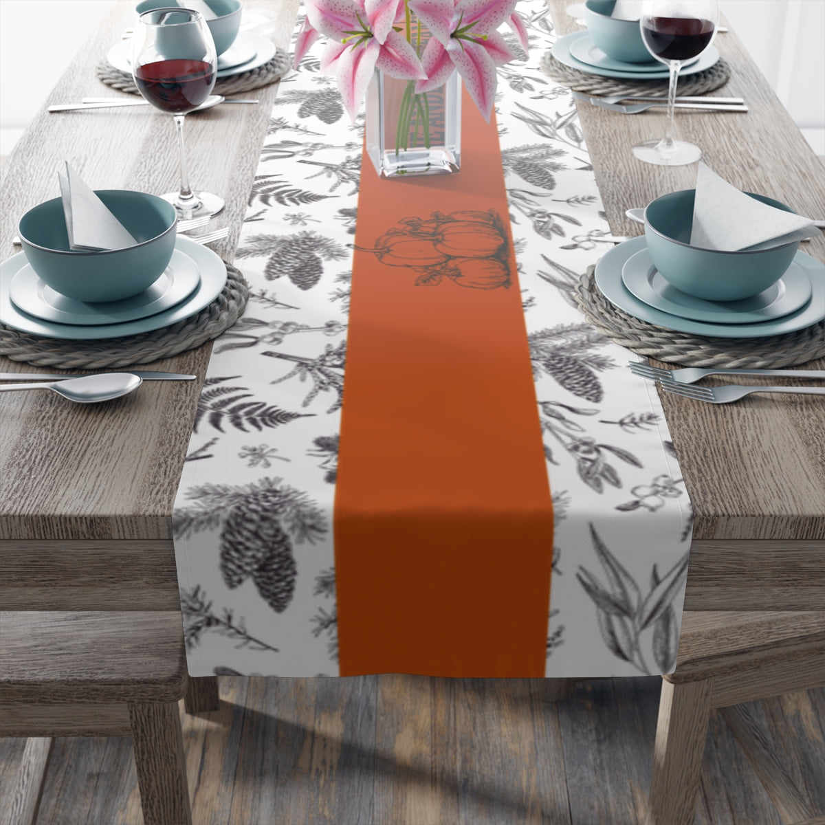 Personalized Family Table Runner (Cotton, Poly)