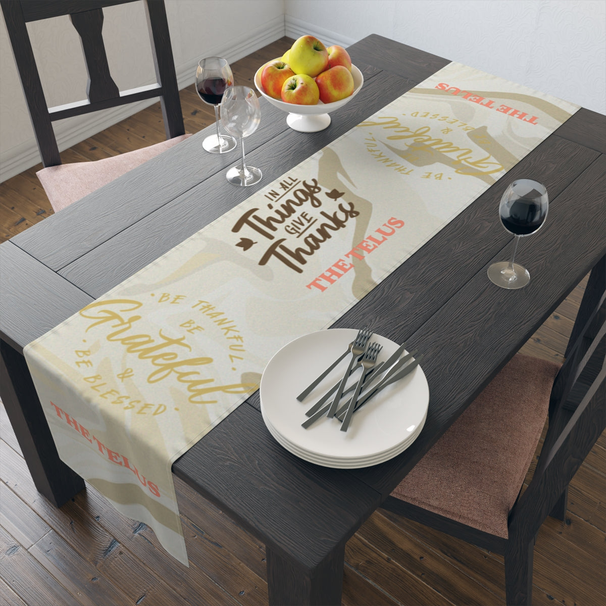 Personalized Table Runner (Cotton, Poly)