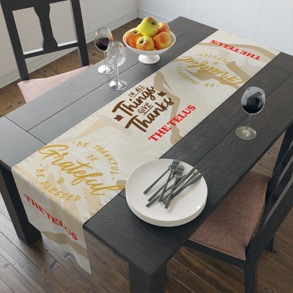 Personalized Table Runner (Cotton, Poly)