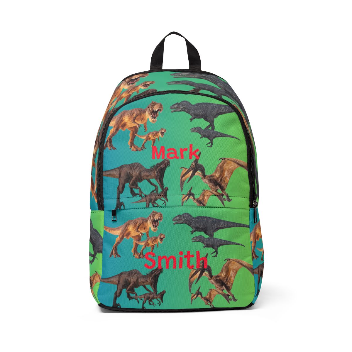 Personalized Kids School Backpack Lunch Bag Pencil Case- Dinosaur Event