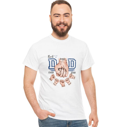 Best DAD EVER- Unisex Heavy Cotton Tee