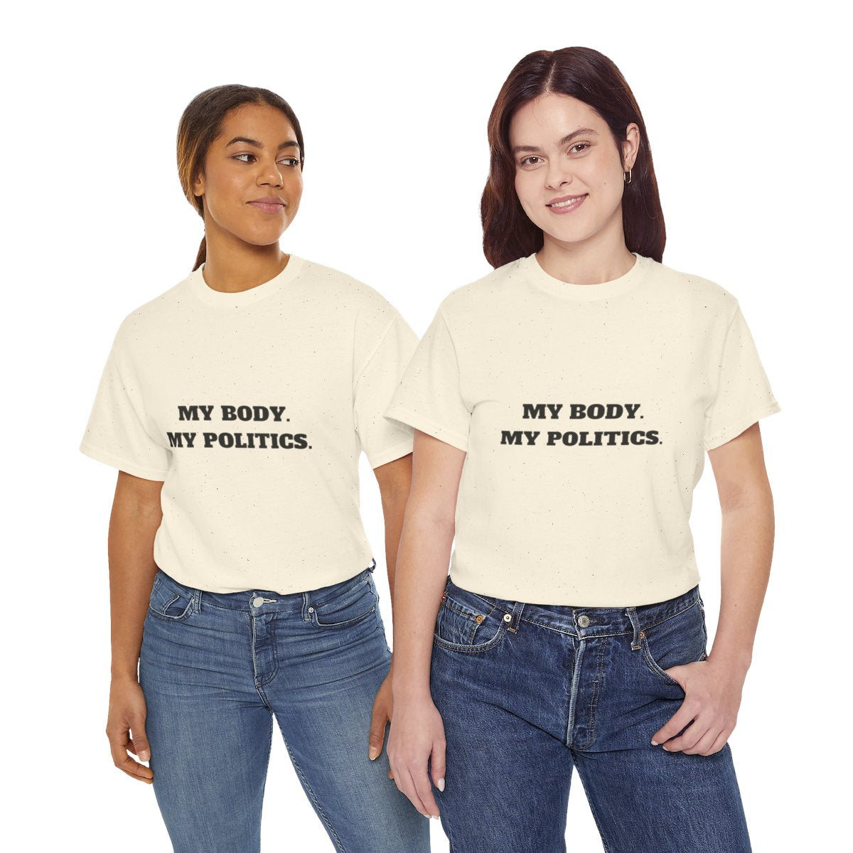 My body. My Politics Unisex Heavy Cotton Tee