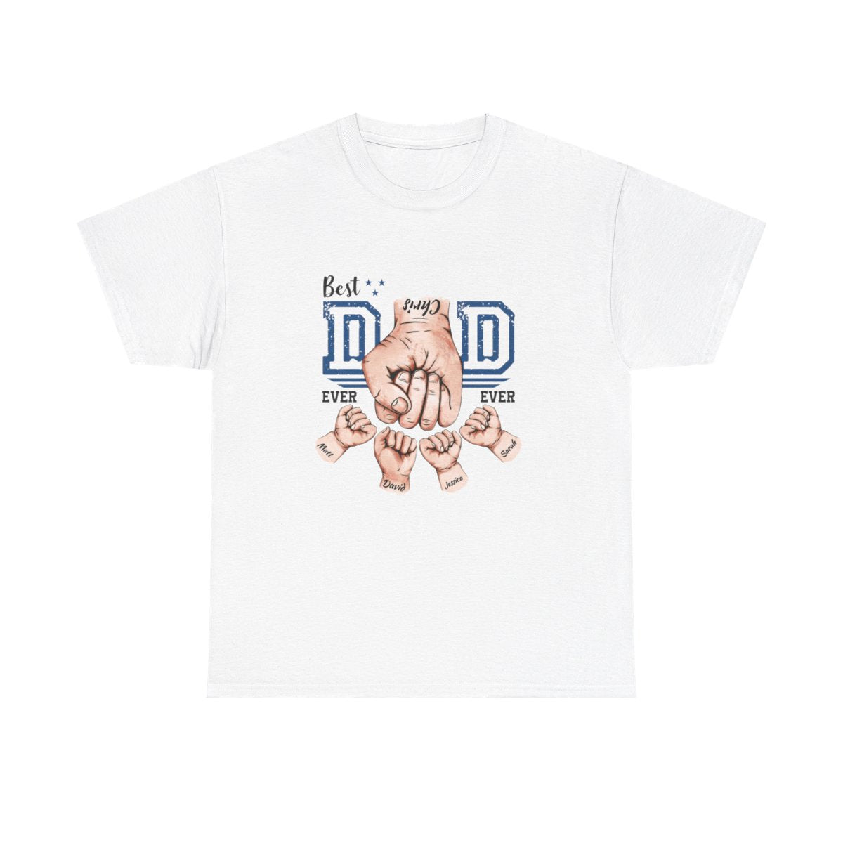 Best DAD EVER- Unisex Heavy Cotton Tee