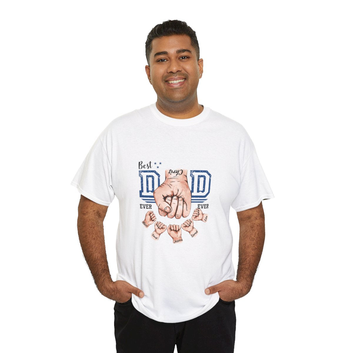 Best DAD EVER- Unisex Heavy Cotton Tee