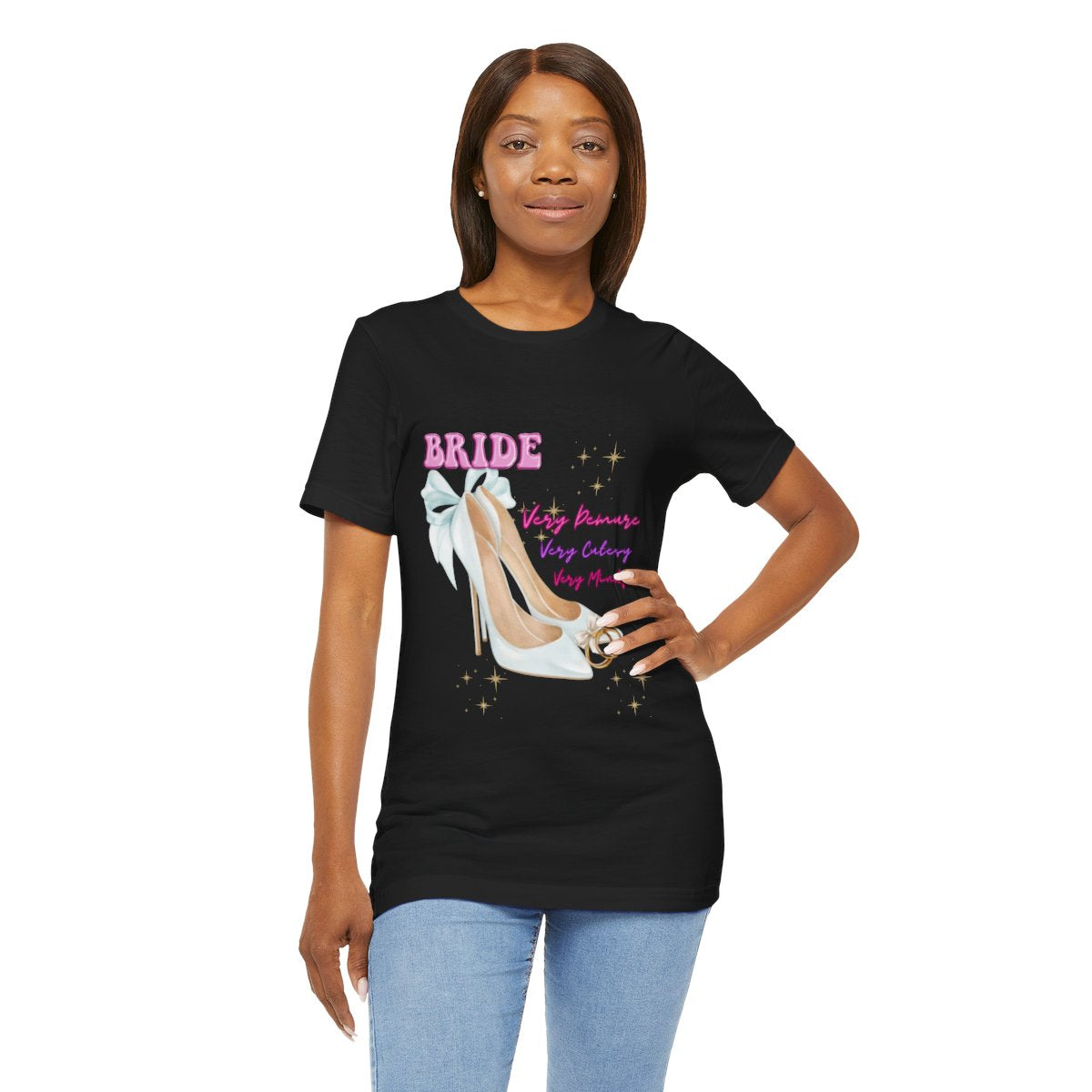 Bride Demure, Cutesy, Mindful T-shirt