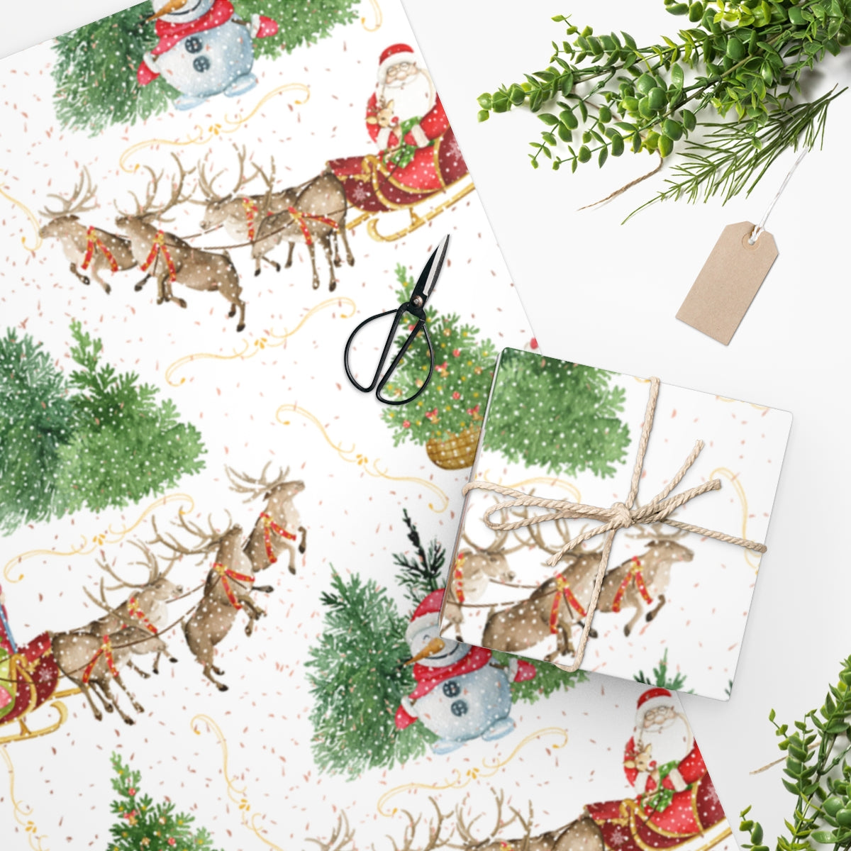 The Night Before Christmas Holiday Wrapping Paper