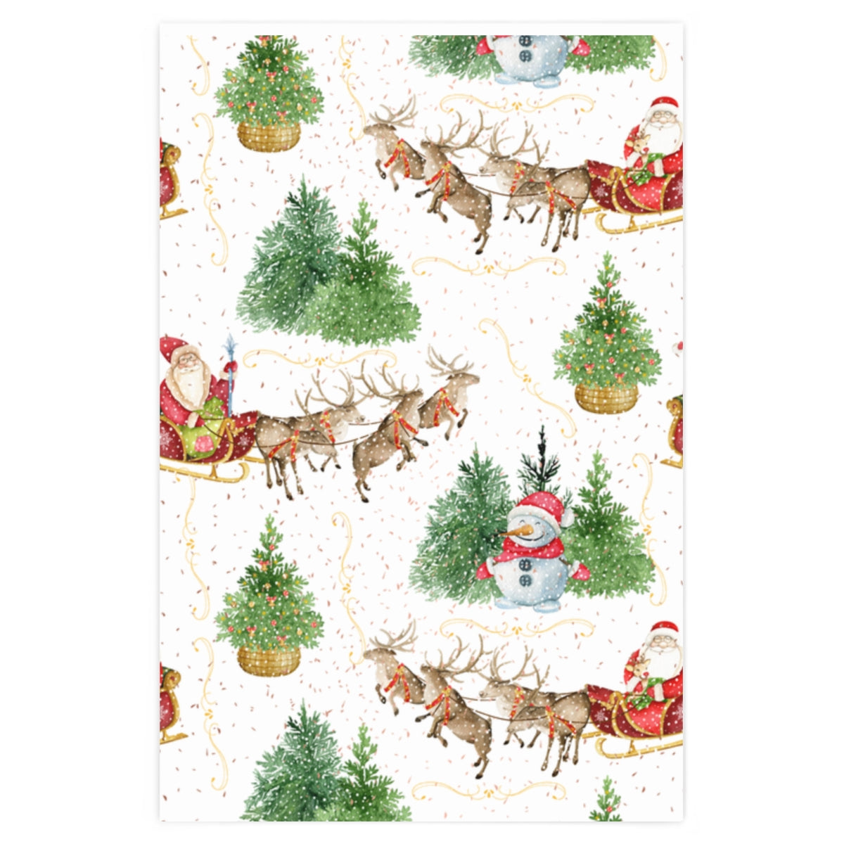 The Night Before Christmas Holiday Wrapping Paper